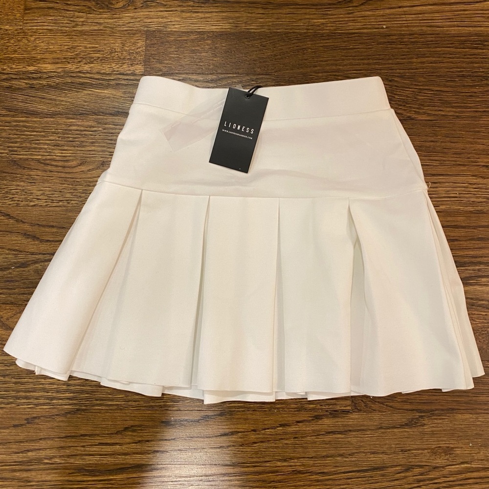 Lioness Pleated Mini Tennis Skirt